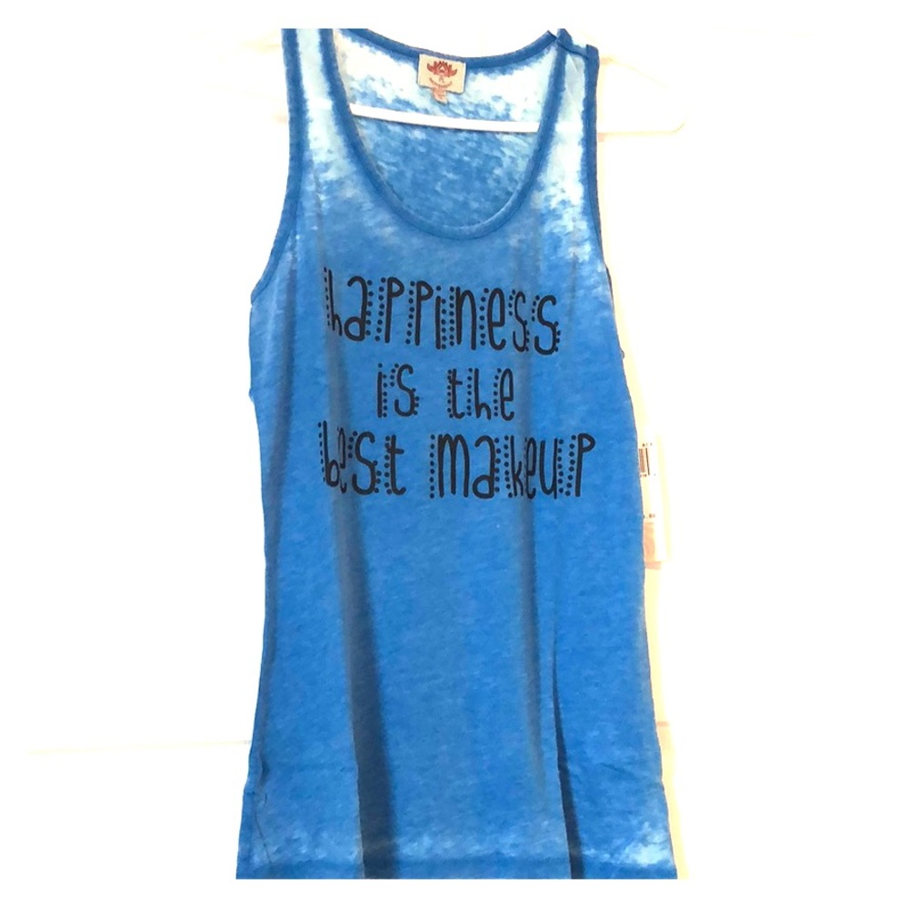 Women’s Pink Lotus Graphic tank top Small.